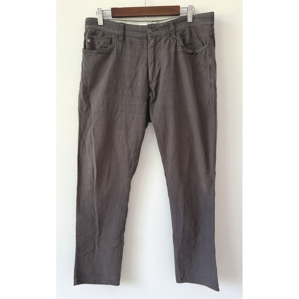 Linksoul Make Par Not War Men's 34 Dark Grey 5-Pocket Boardwalker‎ Golf Pant